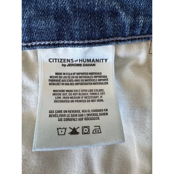 CITIZENS OF HUMANITY Jeans Womens Size 31 Denim Cara High Rise Cigarette Ankle - Picture 10 of 12